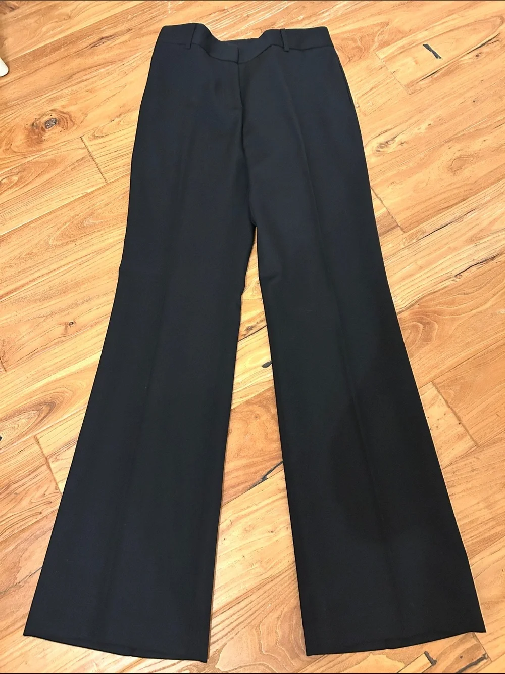 J. Crew Wool Black Women's Two-Button Tailored Blazer and Matching Pants -4 Tall